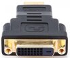 Adapteris Gembird HDMI - DVI, M/F, Melns cena un informācija | Adapteri un USB centrmezgli | 220.lv