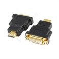 Adapteris Gembird HDMI - DVI, M/F, Melns