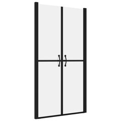 vidaXL dušas durvis, (73-76)x190 cm, ESG, matētas cena un informācija | Dušas durvis, dušas sienas | 220.lv