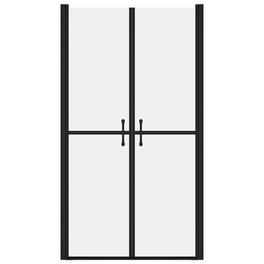 vidaXL dušas durvis, (78-81)x190 cm, ESG, matētas цена и информация | Dušas durvis, dušas sienas | 220.lv