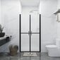 vidaXL dušas durvis, (83-86)x190 cm, ESG, matētas цена и информация | Dušas durvis, dušas sienas | 220.lv