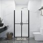 vidaXL dušas durvis, (93-96)x190 cm, ESG, matētas цена и информация | Dušas durvis, dušas sienas | 220.lv