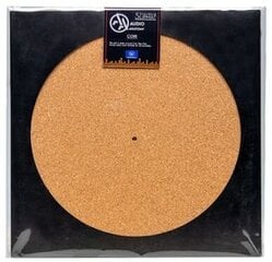 Коврик для LP виниловой пластинки SLIPMAT SPIRAL (пробка) Audio Anatomy LP vinyl-slipmat cork цена и информация | Виниловые пластинки, CD, DVD | 220.lv