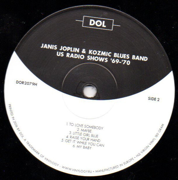 Janis Joplin - Live In Amsterdam 1969, US Radio Shows 1969-70, LP, vinila plate, 12" vinyl record cena un informācija | Vinila plates, CD, DVD | 220.lv