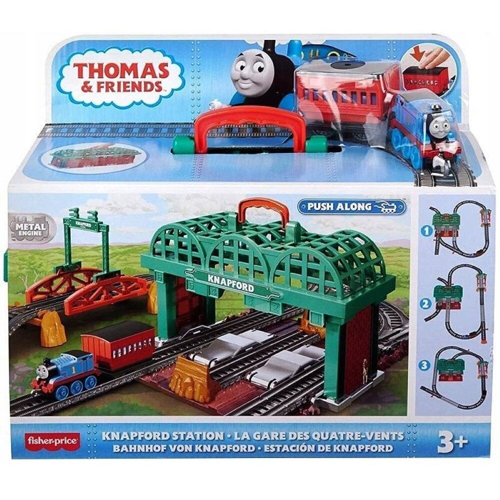Thomas & Friends - Push Along - Knapford station - dzelzceļa komplekts cena un informācija | Rotaļlietas zēniem | 220.lv