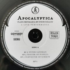 Apocalyptica - 'Plays Metallica By Four Cellos' A Live Performance, 2LP, vinila plates, 12" vinyl record cena un informācija | Vinila plates, CD, DVD | 220.lv