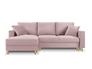 Stūra dīvāns Mazzini Sofas Cartadera, rozā cena un informācija | Stūra dīvāni | 220.lv