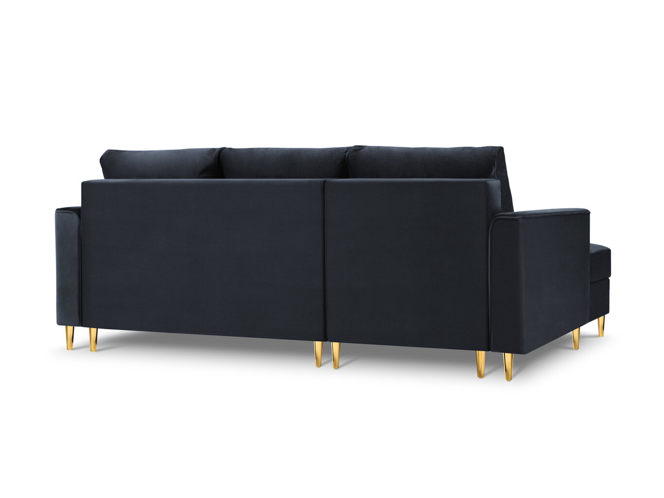 Stūra dīvāns Mazzini Sofas Cartadera, tumši zils cena un informācija | Stūra dīvāni | 220.lv