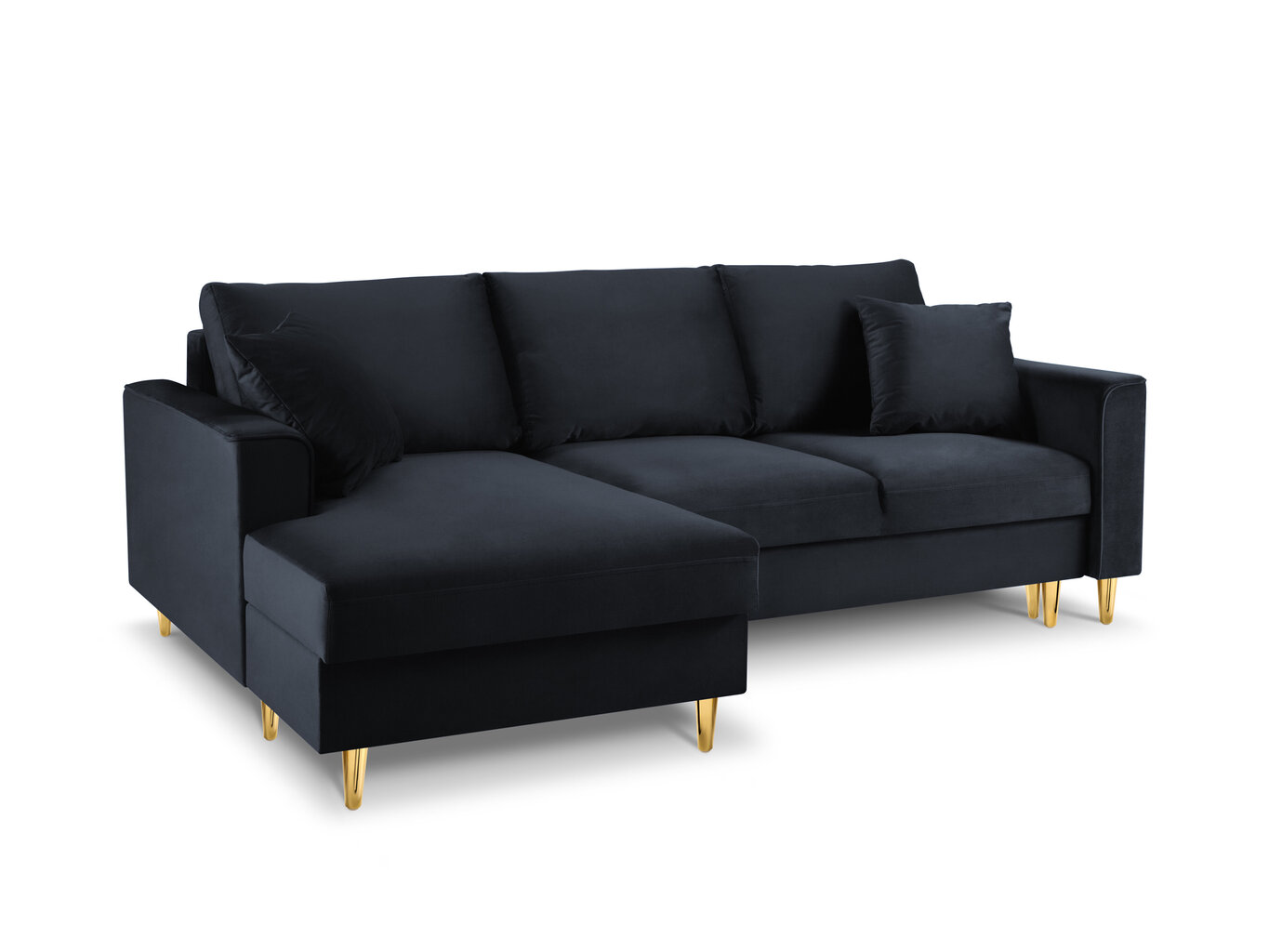 Stūra dīvāns Mazzini Sofas Cartadera, tumši zils cena un informācija | Stūra dīvāni | 220.lv