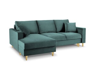 Stūra dīvāns Mazzini Sofas Cartadera, zaļš cena un informācija | Stūra dīvāni | 220.lv