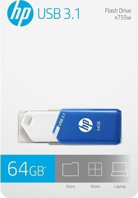 HP HPFD755W, 64GB, USB 3.2 cena un informācija | USB Atmiņas kartes | 220.lv