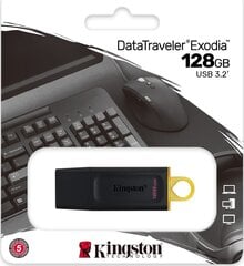 Kingston DTX, 128GB, USB 3.2 цена и информация | USB накопители | 220.lv