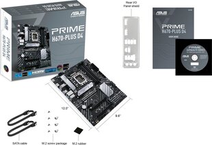 Материнская плата Asus Prime H670-PLUS D4 цена и информация | Материнские платы | 220.lv