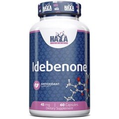 Haya Labs Idebenone 45 mg 60 kapsulas cena un informācija | Vitamīni, preparāti, uztura bagātinātāji labsajūtai | 220.lv