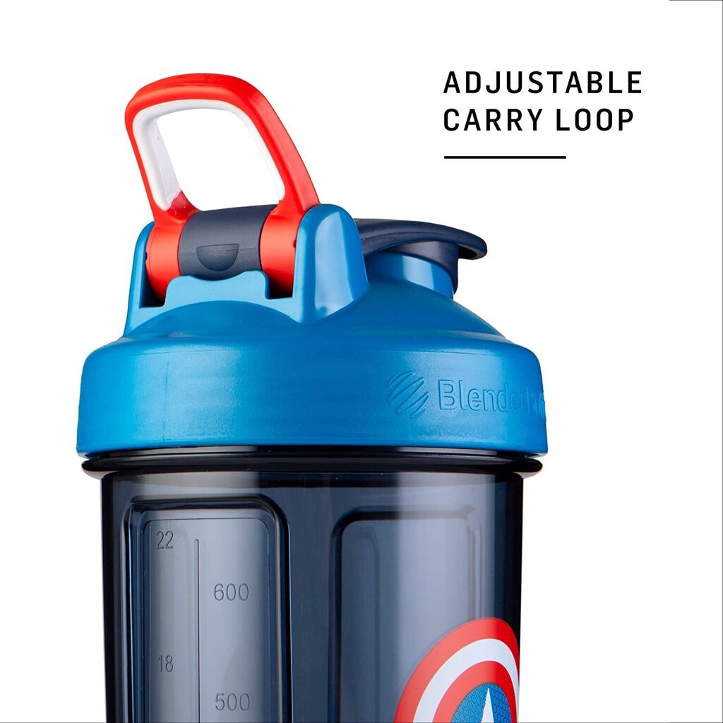 Blender Bottle Pro 28 - Marvel® Captain America 820 ml cena un informācija | Ūdens pudeles | 220.lv