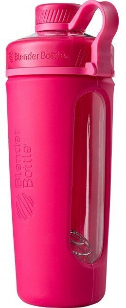 Šeikeris BlenderBottle Radian Glass, rozā, 820 ml cena un informācija | Ūdens pudeles | 220.lv