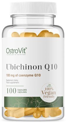 Ostrovit Ubichinon Q10 VEGE 100 kapsulas cena un informācija | Vitamīni, preparāti, uztura bagātinātāji labsajūtai | 220.lv