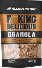 Granola AllNutrition F**KING DELICIOUS ar riekstu garšu 300 g cena un informācija | Funkcionālā pārtika (superēdiens) | 220.lv