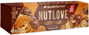 Протеиновые пралине AllNutrition Nutlove - молочный шоколад с арахисом, 48 г  цена и информация | Функциональные продукты питания (суперфуд) | 220.lv