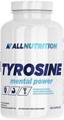 AllNutrition TYROSINE MENTAL POWER 120 caps cena un informācija | Vitamīni, preparāti, uztura bagātinātāji labsajūtai | 220.lv