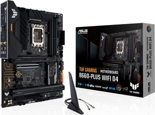 Asus TUF GAMING B660-PLUS WIFI D4 cena un informācija | Mātesplates | 220.lv