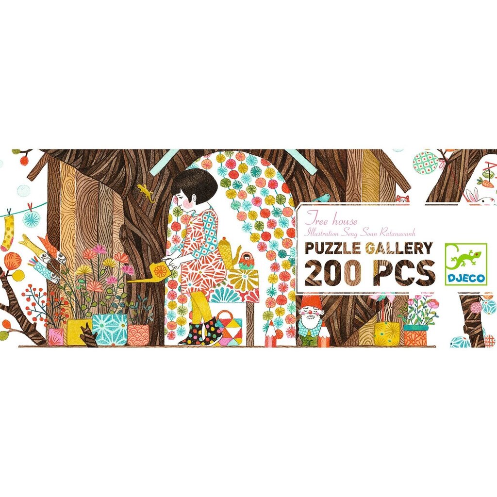 Puzle - Mājiņa kokā Djeco DJ07641, 200 g. cena un informācija | Puzles, 3D puzles | 220.lv