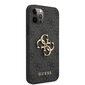 GUHCP12L4GMGGR Guess PU 4G Metal Logo Case priekš iPhone 12 Pro Max Grey cena un informācija | Telefonu vāciņi, maciņi | 220.lv