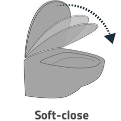 RIDDER tualetes poda sēdeklis Premium, lēnā aizvēršanās, balts цена и информация | Детали для унитазов, биде | 220.lv