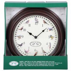 Esschert Design pulkstenis ar putnu skaņām cena un informācija | Pulksteņi | 220.lv