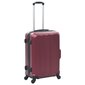 vidaXL cieto koferu komplekts, 3 gab., ABS, vīnsarkans cena un informācija | Koferi, ceļojumu somas | 220.lv