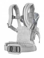 BABYBJORN ķengursoma HARMONY 3D Mesh, 088004, sudrabains cena un informācija | Slingi, ķengursomas | 220.lv