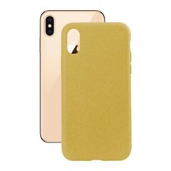 Чехол для мобильного телефона iPhone XS Max Ksix Eco-Friendly: Цвет - Жёлтый цена и информация | Чехлы для телефонов | 220.lv