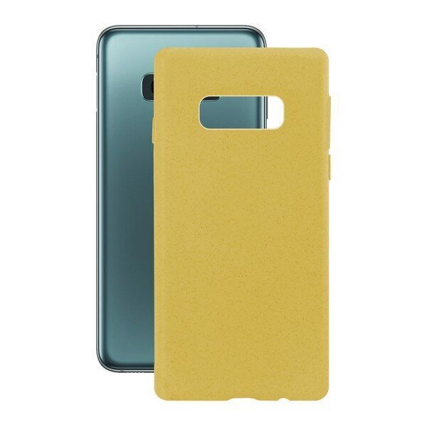 KSIX Eco-Friendly, paredzēts Samsung Galaxy S10e, dzeltens cena un informācija | Telefonu vāciņi, maciņi | 220.lv