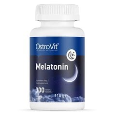 Ostrovit Мелатонин 300 таблеток цена и информация | Аминокислоты | 220.lv