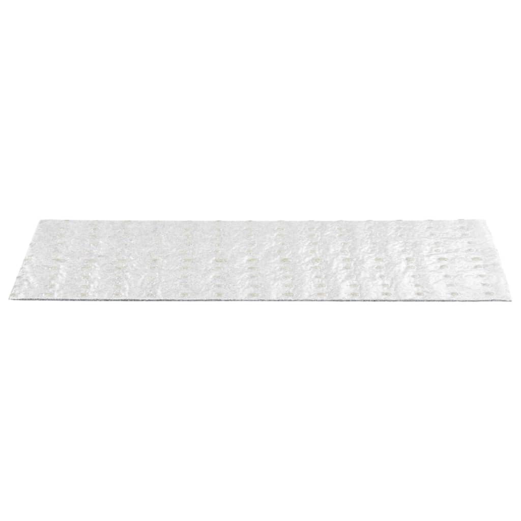 vidaXL kāpņu paklāji, 15 gab., 76x20 cm, gaiši pelēki cena un informācija | Paklāji | 220.lv