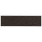 vidaXL kāpņu paklāji, 15 gab., 76x20 cm, tumši brūni cena un informācija | Paklāji | 220.lv