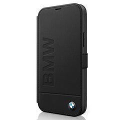 Чехол-книжка / Case BMW Apple iPhone 12 mini, черный, Signature цена и информация | Чехлы для телефонов | 220.lv