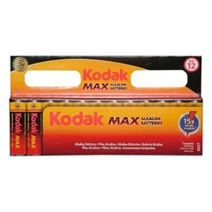 Щелочные батарейки Kodak LR6-12BB (AA), 12 шт. цена и информация | Батарейки | 220.lv
