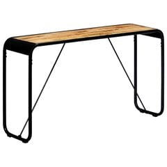 vidaXL konsoles galdiņš, 140x35x76 cm, raupjš mango masīvkoks cena un informācija | Konsoles galdiņi | 220.lv
