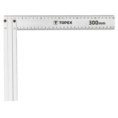 Leņķis Topex, 300 mm cena un informācija | Rokas instrumenti | 220.lv
