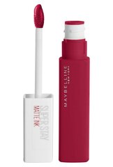 Lūpu krāsa Maybelline Superstay Matte, 145 - Front Runner 5 ml cena un informācija | Lūpu krāsas, balzāmi, spīdumi, vazelīns | 220.lv