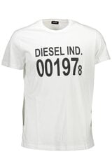 Футболка мужская Diesel, белая цена и информация | Мужские футболки | 220.lv