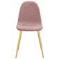 Ēdamkrēsli, 6 gab., rozā krāsā cena un informācija | Virtuves un ēdamistabas krēsli | 220.lv