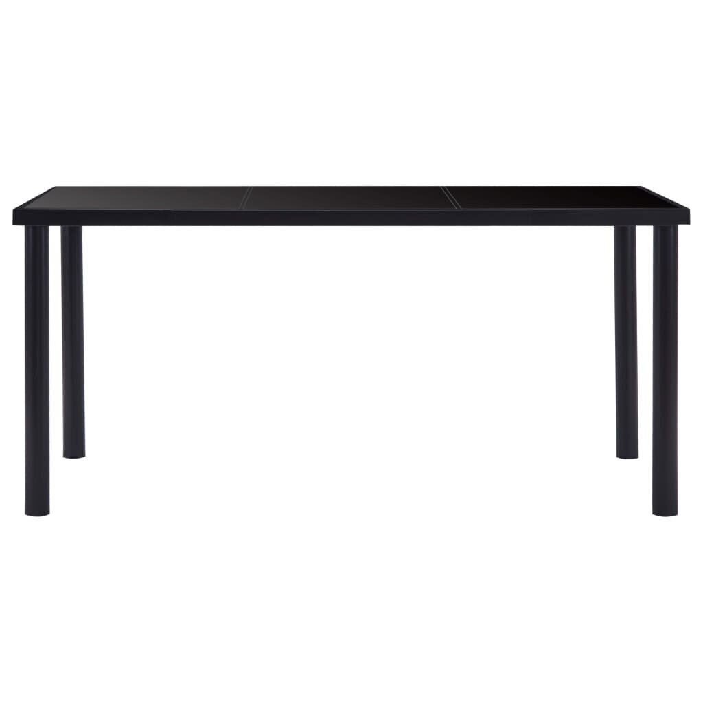 vidaXL virtuves galds un 8 krēsli, balta mākslīgā āda цена и информация | Ēdamistabas komplekti | 220.lv