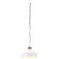vidaXL griestu lampa, industriāls dizains, balta, 42 cm, E27 cena un informācija | Piekaramās lampas | 220.lv