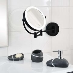 RIDDER kosmētikas spogulis Shuri, ar LED un skārienjutīgu slēdzi cena un informācija | Kosmētikas somas, spoguļi | 220.lv