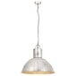 vidaXL griestu lampa, sudraba krāsā, apaļa, 25 W, 48 cm, E27 цена и информация | Piekaramās lampas | 220.lv