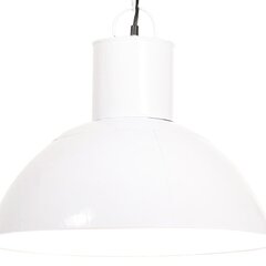 vidaXL griestu lampa, balta, apaļa, 25 W, 48 cm, E27 цена и информация | Люстры | 220.lv