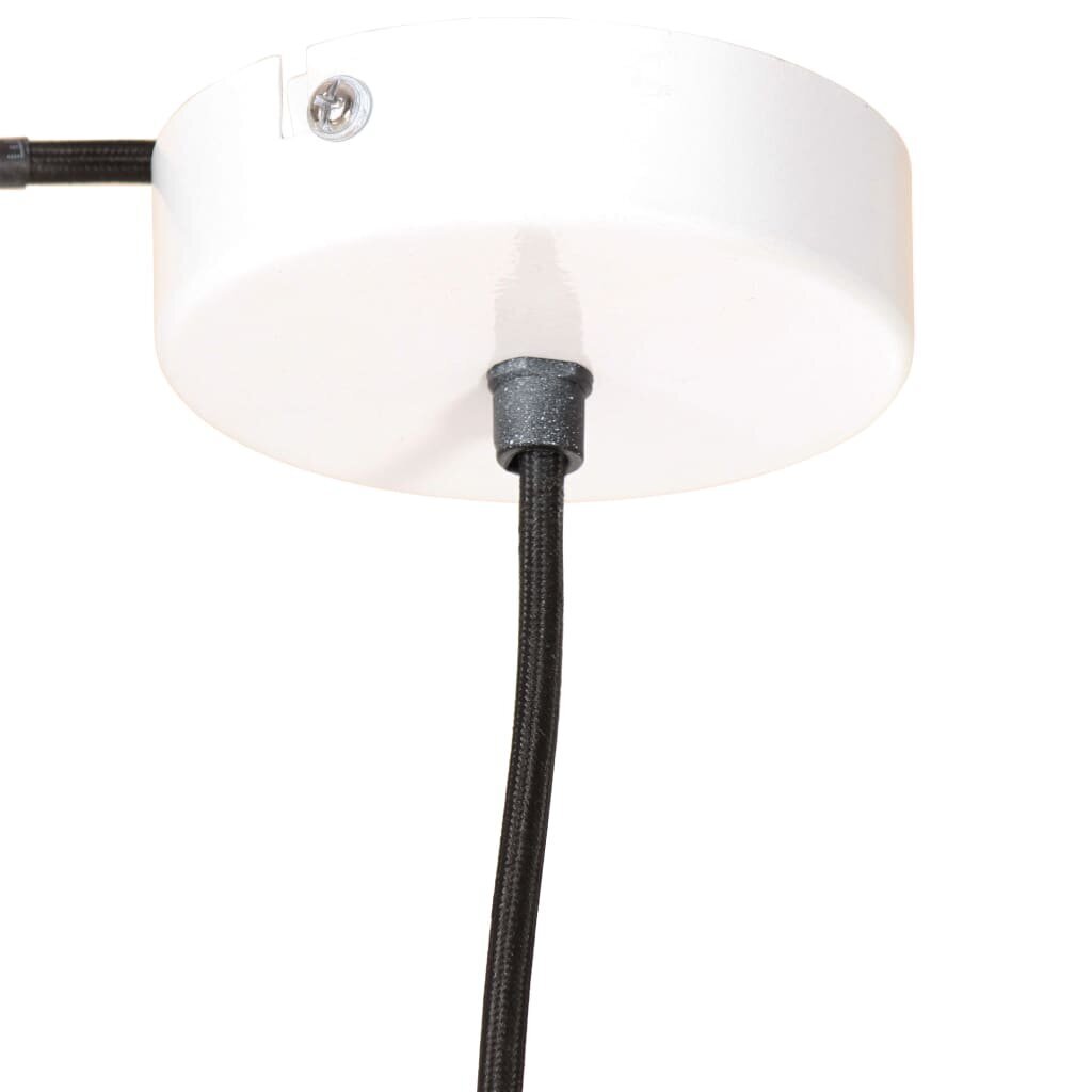 vidaXL griestu lampa, balta, apaļa, 25 W, 17 cm, E27 cena un informācija | Piekaramās lampas | 220.lv