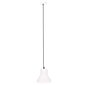 vidaXL griestu lampa, balta, apaļa, 25 W, 17 cm, E27 cena un informācija | Piekaramās lampas | 220.lv
